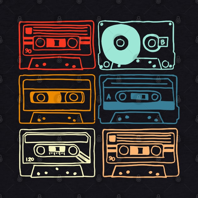 Retro Cassette Collection by susanne.haewss@googlemail.com